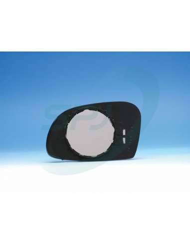 Cristal de espejo, retrovisor exterior Izq. Spj L-0401 - EQUIVALENTE Cristal con Sopo