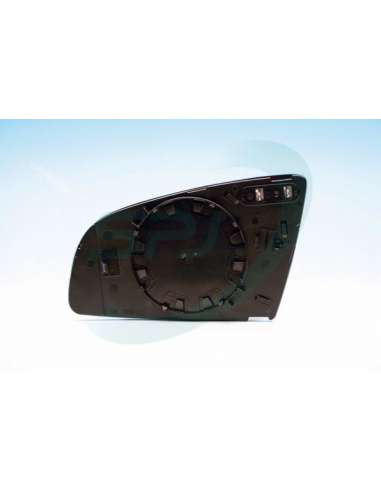 Cristal de espejo, retrovisor exterior Izq. Spj L-0587 - EQUIVALENTE Cristal con Sopo