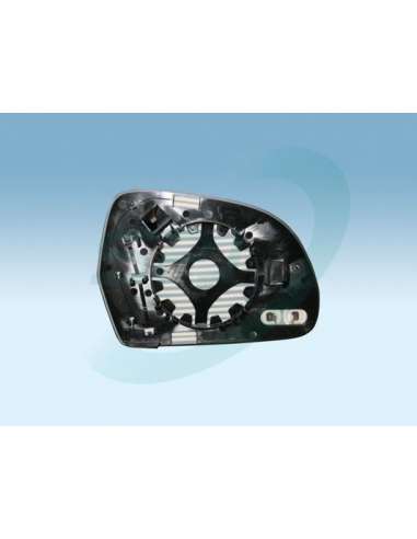 Cristal de espejo, retrovisor exterior Izq. Spj L-0825 - EQUIVALENTE Cristal con Sopo