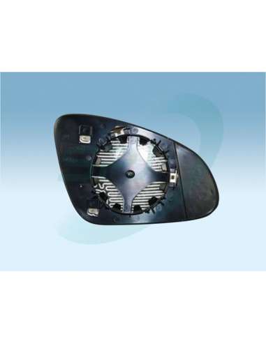 Cristal de espejo, retrovisor exterior Izq. Spj L-0989 - EQUIVALENTE Cristal con Sopo