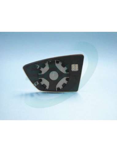 Cristal de espejo, retrovisor exterior Izq. Spj L-1101 - Cristal con Soporte Leon 20