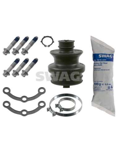Juego de fuelles, árbol de transmisión Tras. Swag 10 90 2591 - SWAG JGO MANGUITO GUARDAPO