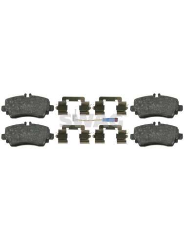 Juego de pastillas de freno Del. Swag 10 91 6439 - SWAG JGO PASTILLAS DE FREN