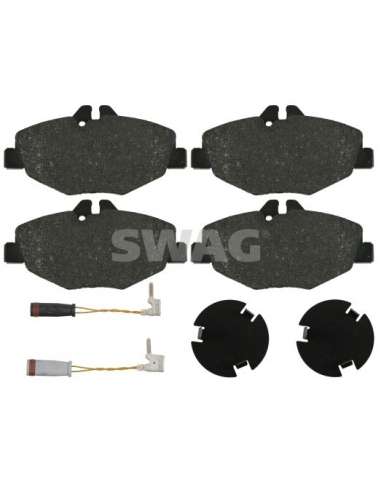 Juego de pastillas de freno Del. Swag 10 91 6452 - SWAG JGO PASTILLAS DE FREN