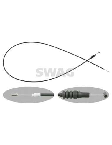Cable del capó del motor Swag 10 92 6683 - SWAG TRACCION DE CAPOT DE