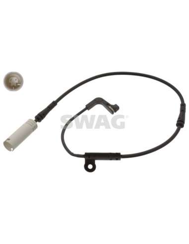 Contacto de aviso, desgaste de los frenos Del. Izq. Swag 20 92 3021 - SWAG SENSOR DE ABRASION