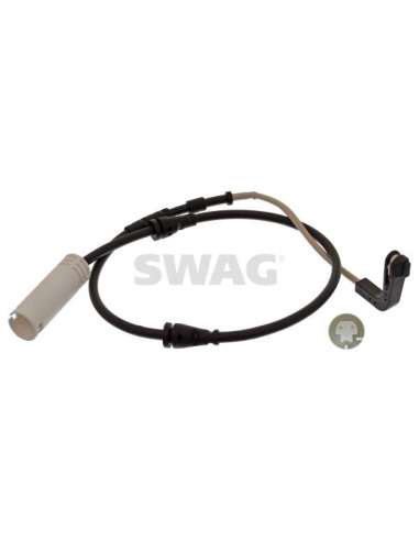 Contacto de aviso, desgaste de los frenos Del. Der. Swag 20 94 4356 - SWAG SENSOR DE ABRASION