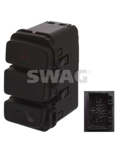 Interruptor, calefacción de asiento Swag 30 94 4395 - SWAG UNIDAD DE INTERRUPTOR genuine