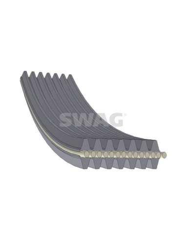 Correa trapecial poli V Swag 30 94 5025 - SWAG CUNA CORREA ACANALADA