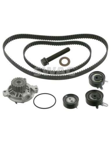 Bomba de agua + kit correa distribución Swag 30 94 5121 - SWAG JGO DE CORREAS CON BO