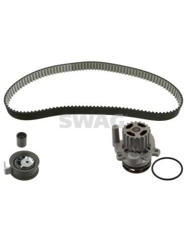 Bomba de agua + kit correa distribución Swag 30 94 5125 - SWAG JGO DE CORREAS CON BO