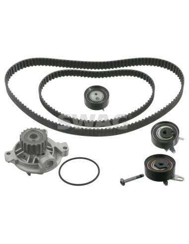 Bomba de agua + kit correa distribución Swag 30 94 5127 - SWAG JGO DE CORREAS CON BO