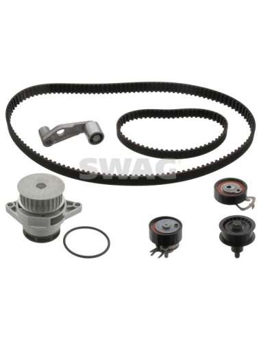 Bomba de agua + kit correa distribución Swag 30 94 5131 - SWAG JGO DE CORREAS CON BO