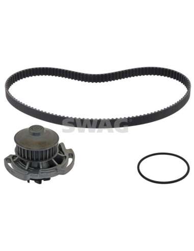 Bomba de agua + kit correa distribución Swag 30 94 5137 - SWAG JGO DE CORREAS CON BO
