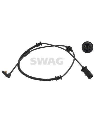 Contacto de aviso, desgaste de los frenos Del. Swag 40 91 7489 - SWAG SENSOR DE ABRASION