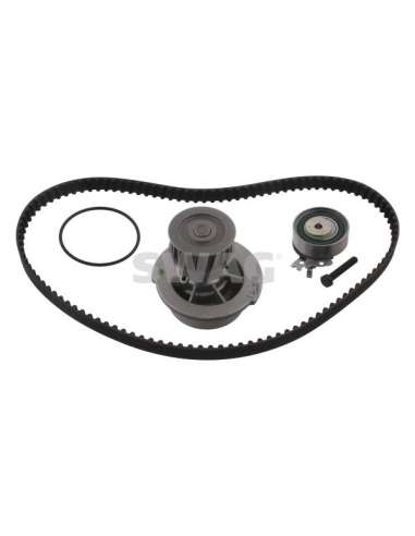 Bomba de agua + kit correa distribución Swag 40 93 2717 - SWAG JGO DE CORREAS CON BO