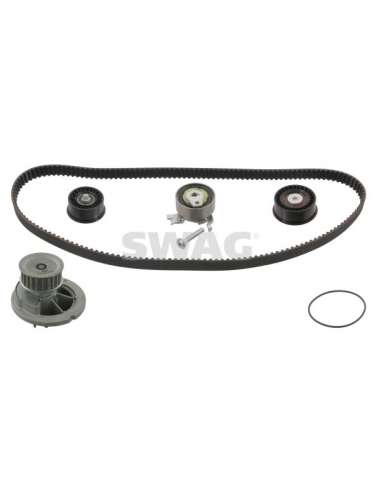 Bomba de agua + kit correa distribución Swag 40 93 3827 - SWAG JGO DE CORREAS CON BO