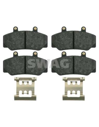 Juego de pastillas de freno Del. Swag 55 91 6211 - SWAG JGO PASTILLAS DE FREN