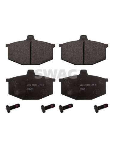 Juego de pastillas de freno Del. Swag 60 11 6181 - SWAG JGO PASTILLAS DE FREN