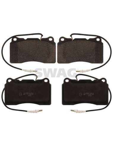 Juego de pastillas de freno Del. Swag 62 11 6167 - SWAG JGO PASTILLAS DE FREN