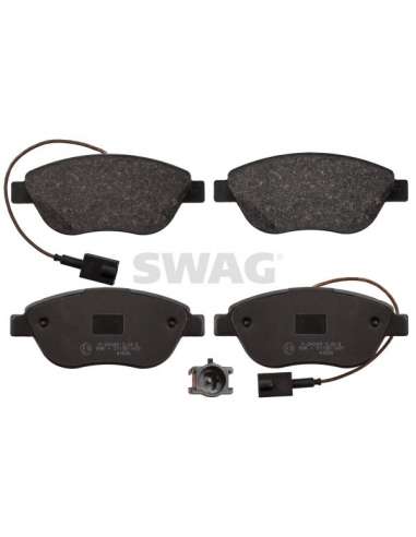 Juego de pastillas de freno Del. Swag 70 11 6057 - SWAG JGO PASTILLAS DE FREN