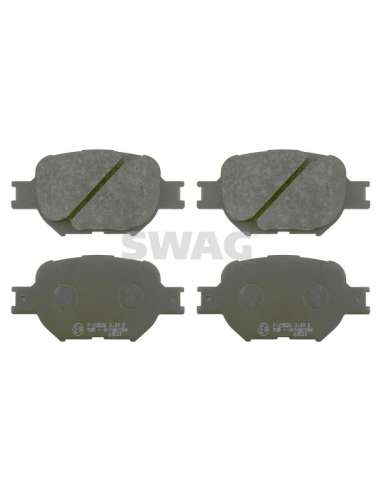 Juego de pastillas de freno Del. Swag 81 91 6578 - SWAG JGO PASTILLAS DE FREN