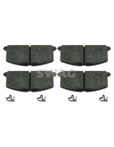 Juego de pastillas de freno Del. Swag 81 91 6581 - SWAG JGO PASTILLAS DE FREN