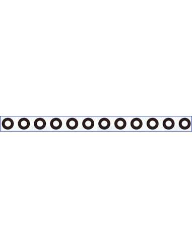 Juego de juntas, vástago de válvula Ajusa 57005100 - JUEGO RETENES VALVULA VOLK