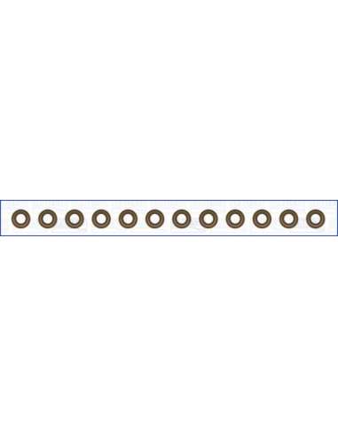 Juego de juntas, vástago de válvula Ajusa 57014200 - JUEGO RETENES VALVULA TOYO