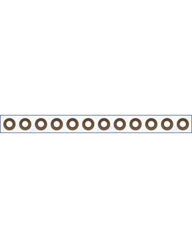 Juego de juntas, vástago de válvula Ajusa 57014300 - JUEGO RETENES VALVULA TOYO