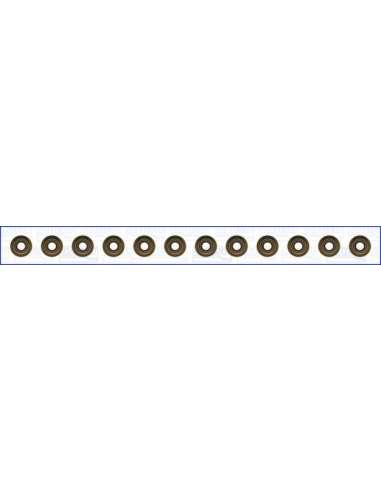 Juego de juntas, vástago de válvula Ajusa 57016400 - JUEGO RETENES VALVULA TOYO