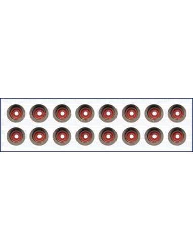 Juego de juntas, vástago de válvula Ajusa 57053200 - JUEGO RETENES VALVULA