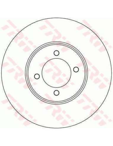 Disco de freno Trw DF4139 - JGO DISCOS DE FRENO O