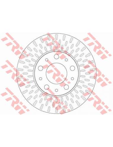 Disco de freno Trw DF4771S - TRW DISCO FRENO