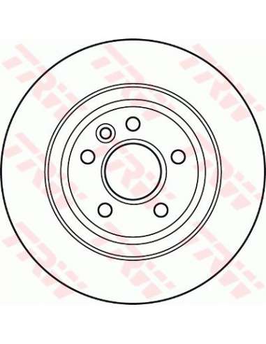 Disco de freno Trw DF4844 - TRW JGO DISCOS FRENO