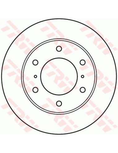 Disco de freno Trw DF4870 - TRW JGO DISCOS FRENO