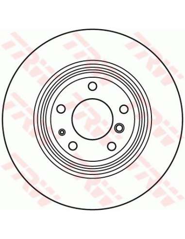 Disco de freno Trw DF4891 - TRW JGO DISCOS FRENO