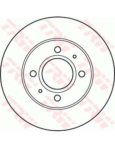 Disco de freno Trw DF4892 - TRW JGO DISCOS FRENO