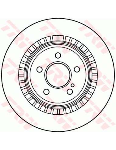 Disco de freno Trw DF4916S - TRW DISCO FRENO