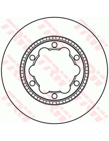 Disco de freno Trw DF4919S - TRW DISCO FRENO