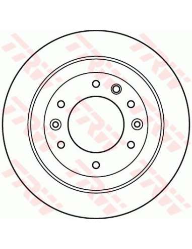 Disco de freno Trw DF4925 - TRW JGO DISCOS FRENO