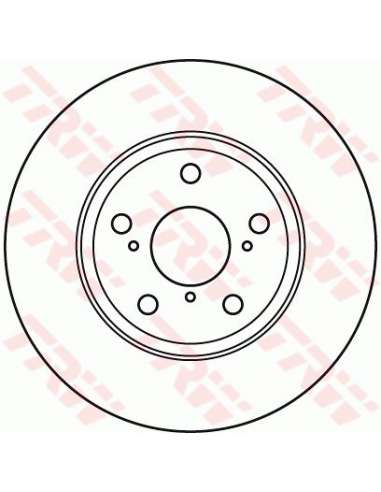 Disco de freno Trw DF4939S - TRW DISCO FRENO