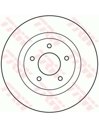 Disco de freno Trw DF4964 - TRW JGO DISCOS FRENO