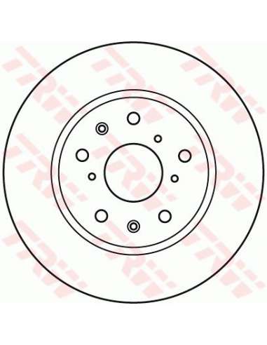 Disco de freno Trw DF4975 - JGO DISCOS DE FRENO O