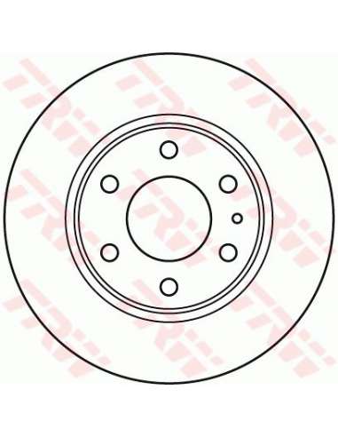 Disco de freno Trw DF4988S - TRW DISCO FRENO