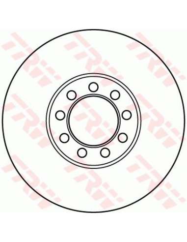 Disco de freno Trw DF4994S - TRW DISCO FRENO