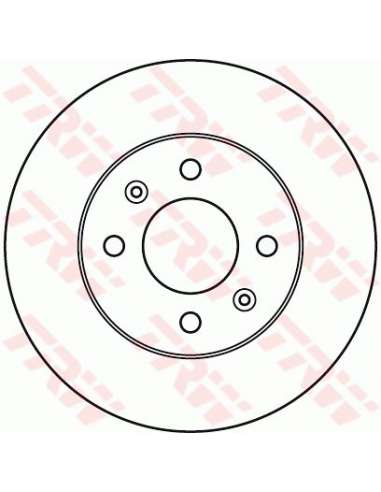 Disco de freno Trw DF6040 - TRW JGO DISCOS FRENO PROEQUIP