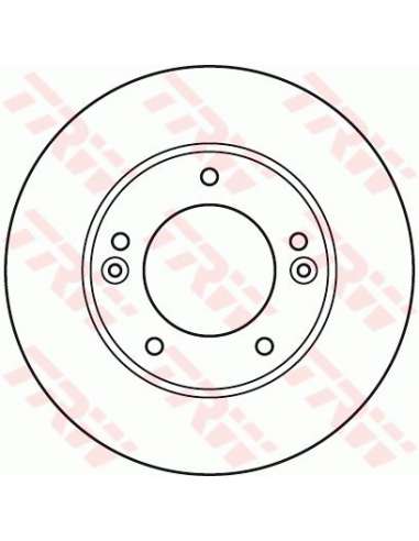 Disco de freno Trw DF6081S - TRW DISCO FRENO PROEQUIP