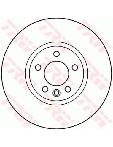 Disco de freno Trw DF6124S - TRW DISCO FRENO PROEQUIP