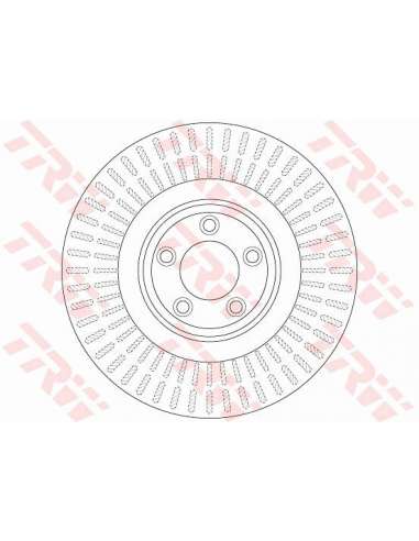 Disco de freno Trw DF6146S - TRW DISCO FRENO PROEQUIP